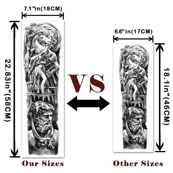 8 Sheets Temporary Tattoo, Tiny Waterproof Temporary Tattoos Realistic - Picture 5 of 8